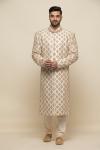 Ivory Cotton Sherwani