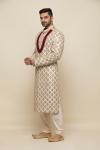 Ivory Cotton Sherwani