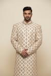 Ivory Cotton Sherwani