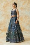 Blue Silk Lehenga