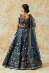 Blue Silk Lehenga