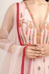 Pastel Pink Georegette Anarkali