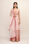 Pastel Pink Georegette Anarkali