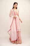 Pastel Pink Georegette Anarkali