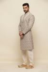 Urban Embroidered Silk Sherwani