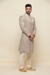 Urban Embroidered Silk Sherwani