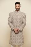 Urban Embroidered Silk Sherwani