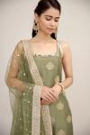 Olive Green Sharara Suit