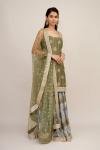 Olive Green Sharara Suit