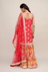 Rose Red Sharara Suit