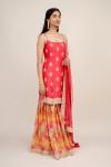 Rose Red Sharara Suit