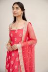 Rose Red Sharara Suit