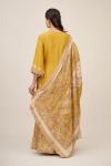 Mustard Yellow Crepe Silk Sharara Suit