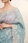 Veronica Blue Organza Saree