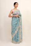 Veronica Blue Organza Saree