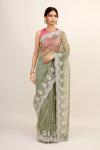 Sage Green Organza Saree