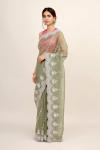 Sage Green Organza Saree