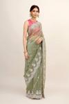 Sage Green Organza Saree