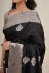 Noir Kanjeevaram Silk Saree