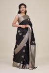 Noir Kanjeevaram Silk Saree