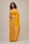 Sunshine Yellow Kanjeevaram Saree