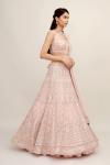 Sublime Pink Net Lehenga