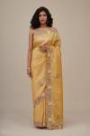 Earthy Yellow Silk Saree