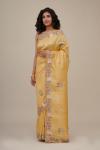 Earthy Yellow Silk Saree