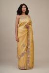 Earthy Yellow Silk Saree