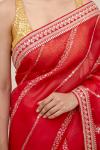 Imperial Red Organza Saree