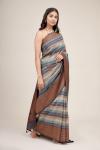 Anchor Grey Silk Saree