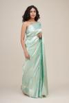 Mint Green Silk Saree