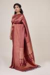 Old Wine Silk Saree