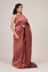 Old Wine Silk Saree