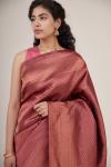 Old Wine Silk Saree