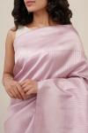 Lilac Kanjivaram Silk Saree