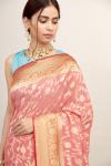 Royal Rosa Georgette Saree