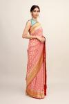 Royal Rosa Georgette Saree