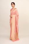 Whimsy Pink Georgette Saree