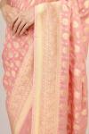 Whimsy Pink Georgette Saree