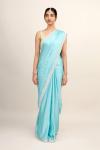 Marine Star Crepe Saree