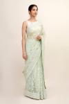 Tea Green Organza Saree