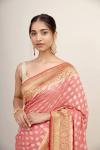 Rouge Pink Georgette Saree