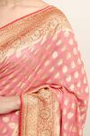 Rouge Pink Georgette Saree