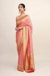 Rouge Pink Georgette Saree