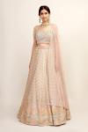 Earthy Pink Shimmer Lehenga