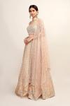 Earthy Pink Shimmer Lehenga