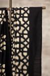 Black Double Ikat Saree