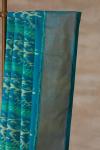 Teal Green Patola Ikat Saree