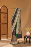 Navy Blue Kattan Silk Saree